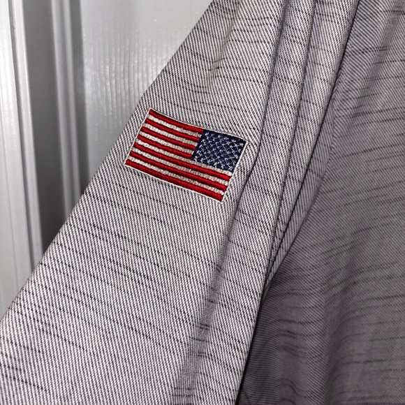 Folds Of Honor/JOHNNIE-O VAUGHN QUARTER ZIP SZ L - Picture 3 of 11